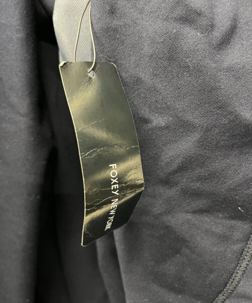 FOXEY NEWYORK（フォクシーニューヨーク）FOXEY NEWYORK (フォクシーニューヨーク) 半袖ワンピース ネイビー サイズ:40の古着・服飾アイテム