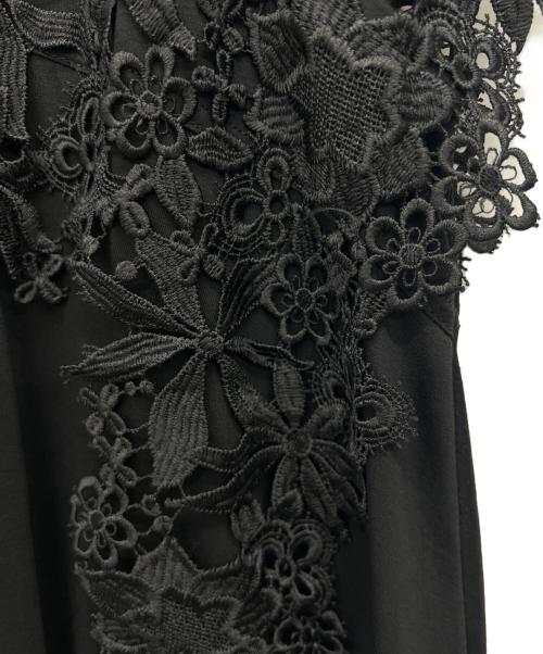 EIKO KONDO（エイココンドウ）EIKO KONDO (エイココンドウ) ノースリーブワンピース ブラック サイズ:42の古着・服飾アイテム