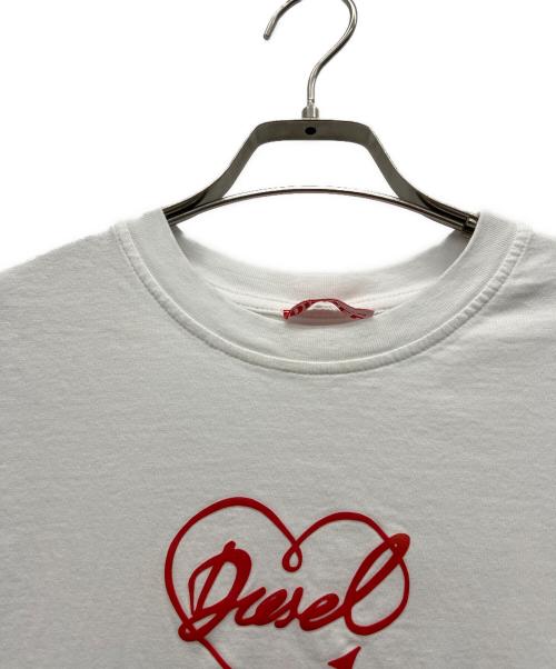 DIESEL（ディーゼル）DIESEL (ディーゼル) 半袖カットソー ホワイト サイズ:Sの古着・服飾アイテム