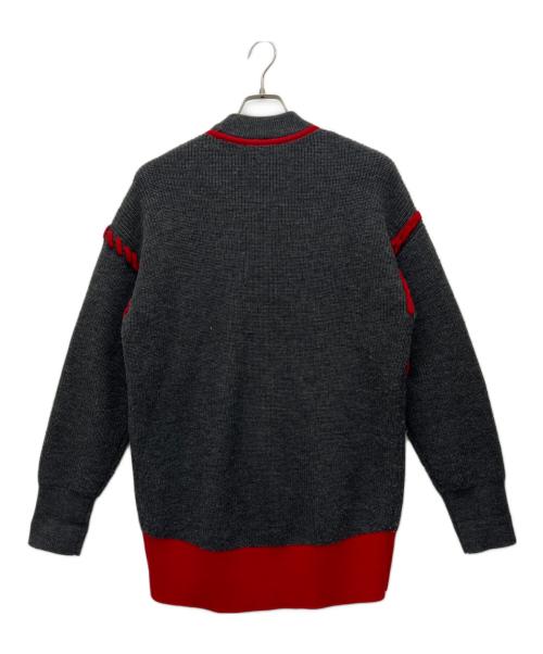 UN3D.（アンスリード）UN3D. (アンスリード) 厚手ニット グレー サイズ:38の古着・服飾アイテム