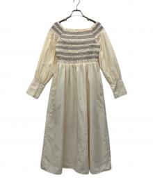 EMMEL REFINES（エメル リファインズ）の古着「長袖ワンピース」｜アイボリー