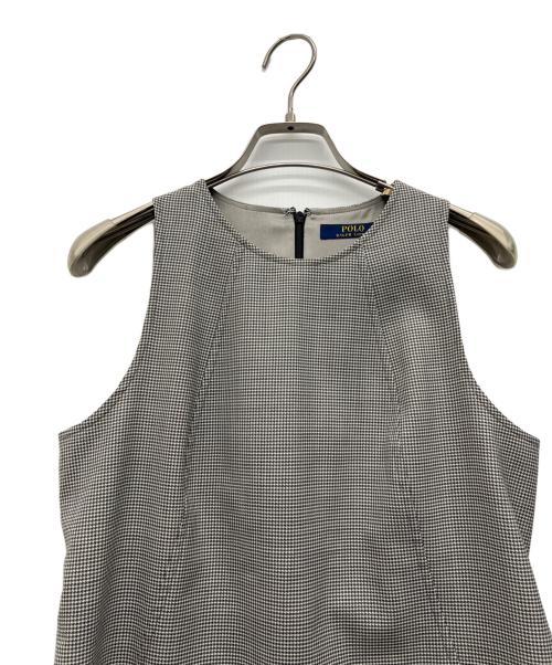 POLO RALPH LAUREN（ポロ・ラルフローレン）POLO RALPH LAUREN (ポロ・ラルフローレン) ノースリーブワンピース グレー サイズ:2の古着・服飾アイテム