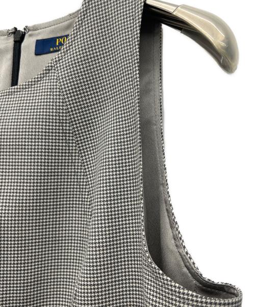 POLO RALPH LAUREN（ポロ・ラルフローレン）POLO RALPH LAUREN (ポロ・ラルフローレン) ノースリーブワンピース グレー サイズ:2の古着・服飾アイテム