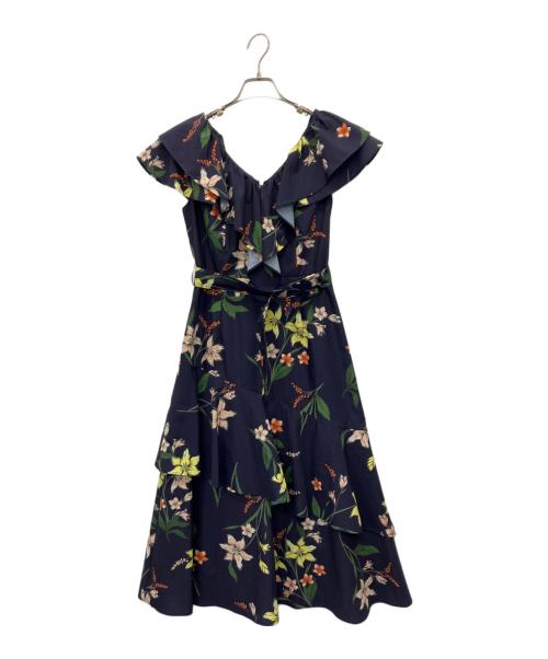 GRACE CONTINENTAL（（グレースコンチネンタル）GRACE CONTINENTAL (（グレースコンチネンタル) ノースリーブワンピース ネイビー サイズ:36の古着・服飾アイテム