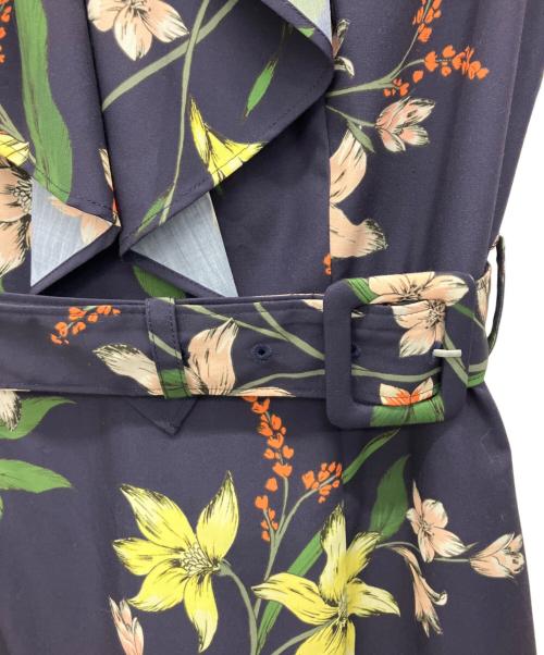 GRACE CONTINENTAL（（グレースコンチネンタル）GRACE CONTINENTAL (（グレースコンチネンタル) ノースリーブワンピース ネイビー サイズ:36の古着・服飾アイテム