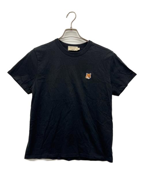 maison kitsune（メゾンキツネ）maison kitsune (メゾンキツネ) 半袖カットソー ブラック サイズ:Sの古着・服飾アイテム