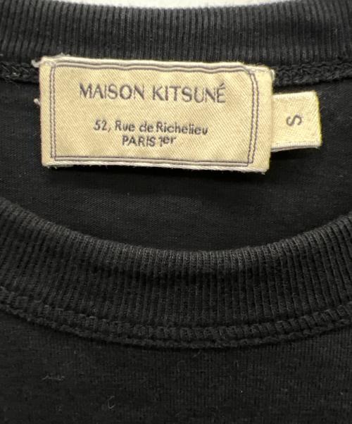 maison kitsune（メゾンキツネ）maison kitsune (メゾンキツネ) 半袖カットソー ブラック サイズ:Sの古着・服飾アイテム