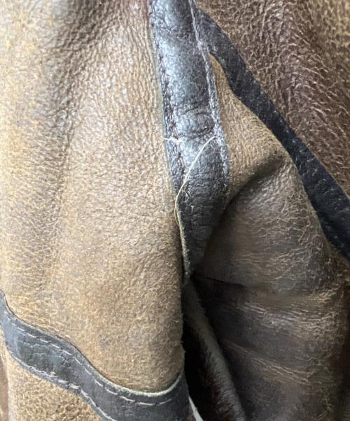 chattigre（チャッティグレ）chattigre (チャッティグレ) フライトジャケット ブラウン サイズ:Mの古着・服飾アイテム