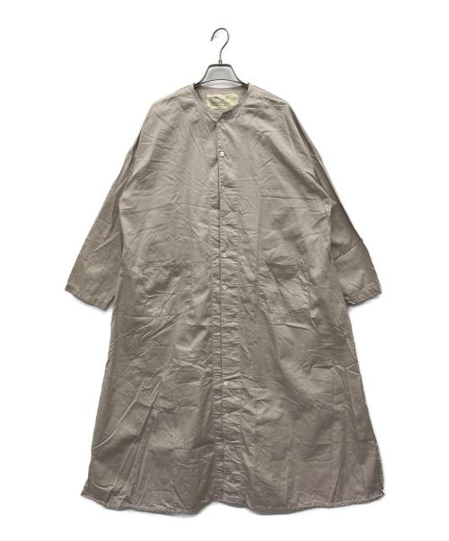 HARVESTY（ハーベスティー）HARVESTY (ハーベスティー) シャツワンピース ベージュ サイズ:1の古着・服飾アイテム