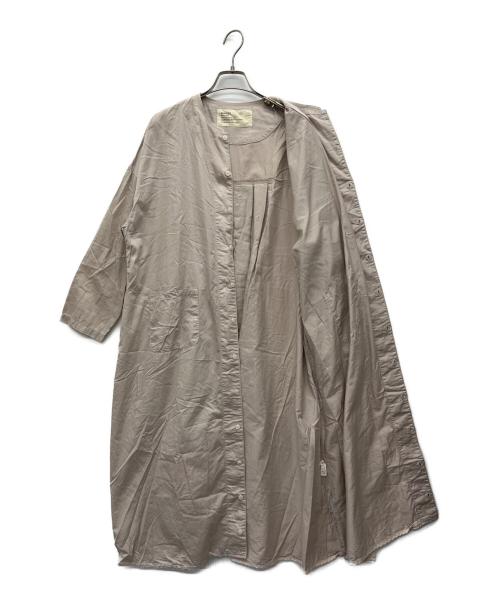 HARVESTY（ハーベスティー）HARVESTY (ハーベスティー) シャツワンピース ベージュ サイズ:1の古着・服飾アイテム
