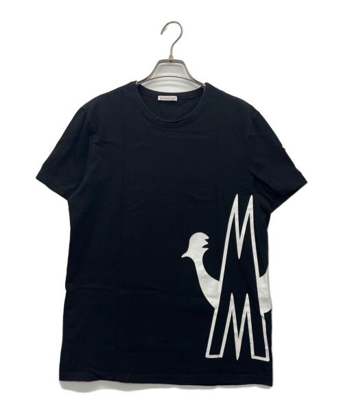 MONCLER（モンクレール）MONCLER (モンクレール) 半袖カットソー ブラック サイズ:Mの古着・服飾アイテム