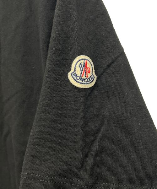 MONCLER（モンクレール）MONCLER (モンクレール) 半袖カットソー ブラック サイズ:Mの古着・服飾アイテム