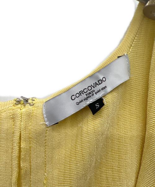 CORCOVADO（コルコバード）CORCOVADO (コルコバード) ノースリーブワンピース イエロー サイズ:Sの古着・服飾アイテム