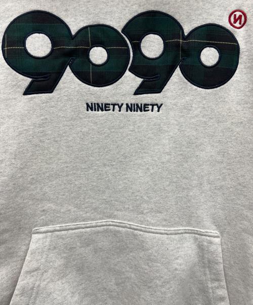 9090（9090）9090 (9090) プルオーバーパーカー グレー サイズ:Mの古着・服飾アイテム