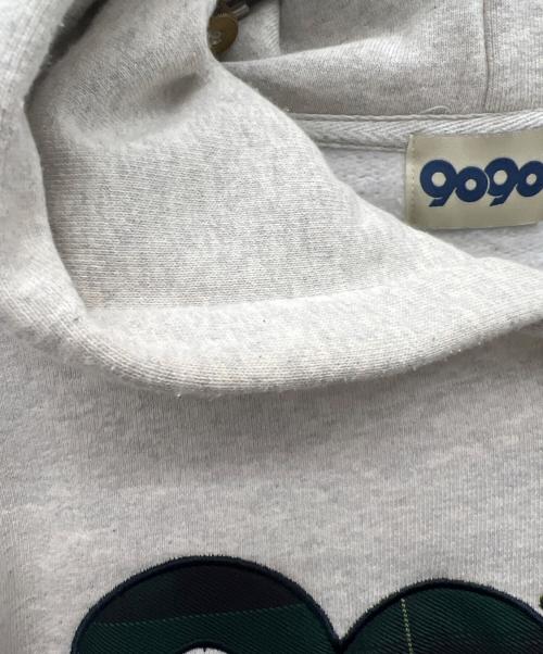 9090（9090）9090 (9090) プルオーバーパーカー グレー サイズ:Mの古着・服飾アイテム