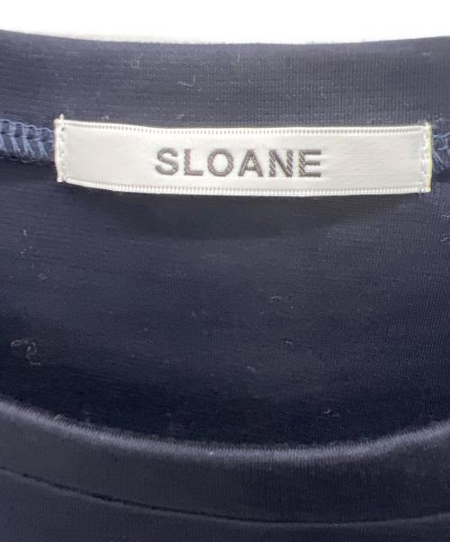 SLOANE（スローン）SLOANE (スローン) ノースリーブ・キャミソールワンピース ネイビー サイズ:２の古着・服飾アイテム