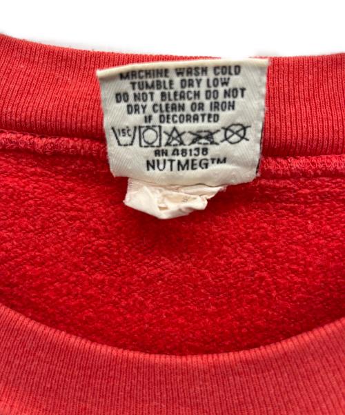 NUTMEG（ナツメグ）NUTMEG (ナツメグ) NHL (エヌエイチエル) スウェット レッド×ブラック サイズ:XLの古着・服飾アイテム