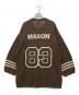 athletic wear MASON (athletic wear MASON) 薄手ニット ブラウン サイズ:Free：10000円