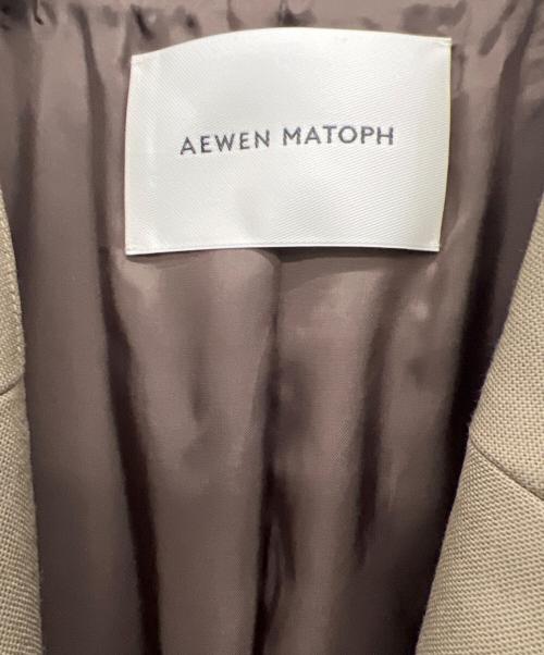 AEWEN MATOPH（イウエン マトフ）AEWEN MATOPH (イウエン マトフ) テーラードジャケット ブラウン サイズ:38の古着・服飾アイテム