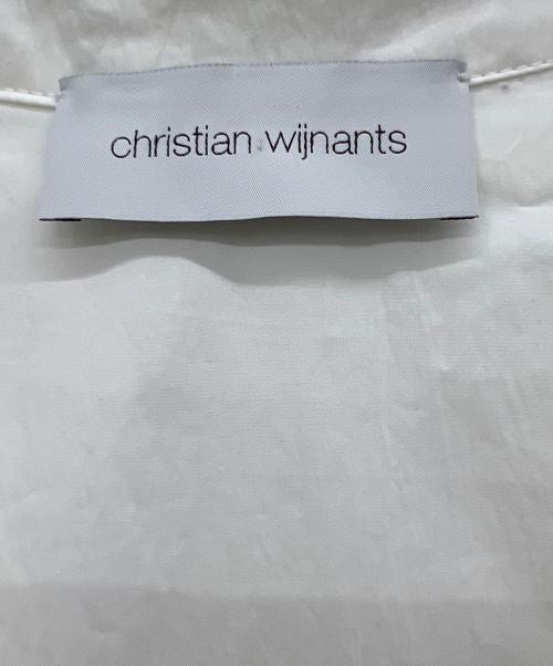 christian wijnants（クリスチャン ワイナンツ）christian wijnants (クリスチャン ワイナンツ) 長袖ブラウス ホワイト サイズ:36の古着・服飾アイテム