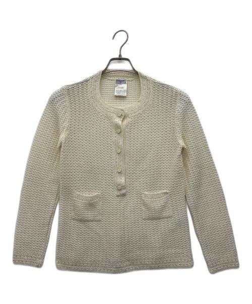CHANEL（シャネル）CHANEL (シャネル) 薄手ニット アイボリー サイズ:38の古着・服飾アイテム