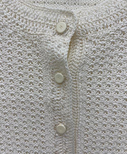 CHANEL（シャネル）CHANEL (シャネル) 薄手ニット アイボリー サイズ:38の古着・服飾アイテム