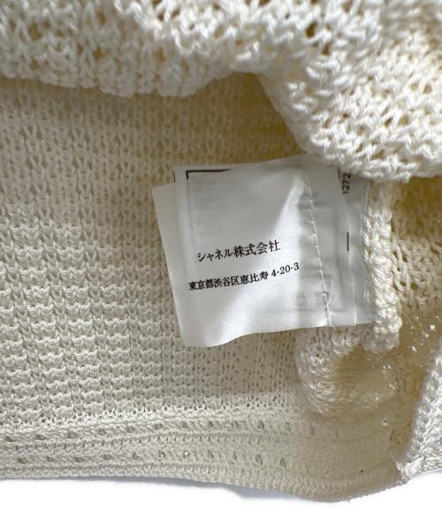 CHANEL（シャネル）CHANEL (シャネル) 薄手ニット アイボリー サイズ:38の古着・服飾アイテム