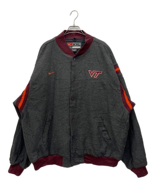 NIKE（ナイキ）NIKE (ナイキ) スタジャン グレー×レッド サイズ:XXLの古着・服飾アイテム