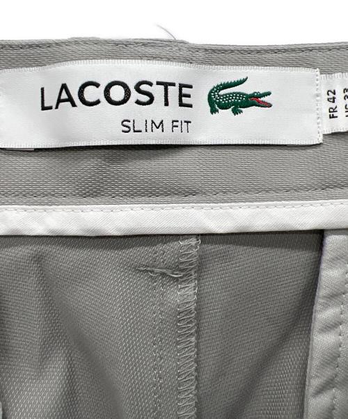 LACOSTE（ラコステ）LACOSTE (ラコステ) スラックス グレー サイズ:42の古着・服飾アイテム