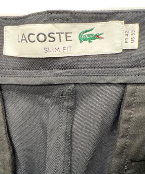 LACOSTE（ラコステ）LACOSTE (ラコステ) スラックス ブラック サイズ:42の古着・服飾アイテム
