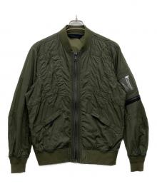 DIESEL（ディーゼル）の古着「ナイロンフライトジャケット」｜オリーブ