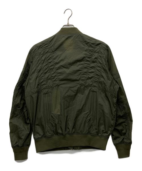 DIESEL（ディーゼル）DIESEL (ディーゼル) ナイロンフライトジャケット オリーブ サイズ:Sの古着・服飾アイテム