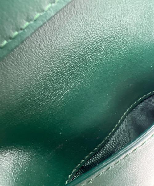 BOTTEGA VENETA（ボッテガベネタ）BOTTEGA VENETA (ボッテガベネタ) カセット スモール 二つ折りウォレット グリーンの古着・服飾アイテム