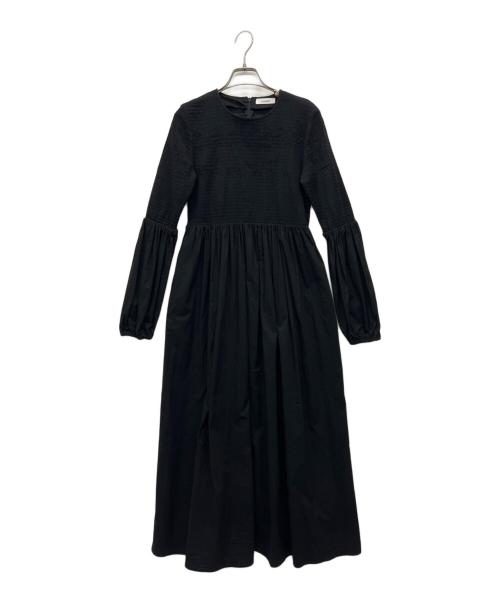 STYLE MIXER（スタイルミキサー）STYLE MIXER (スタイルミキサー) シャーリング ギャザー ワンピース ブラック サイズ:Mの古着・服飾アイテム