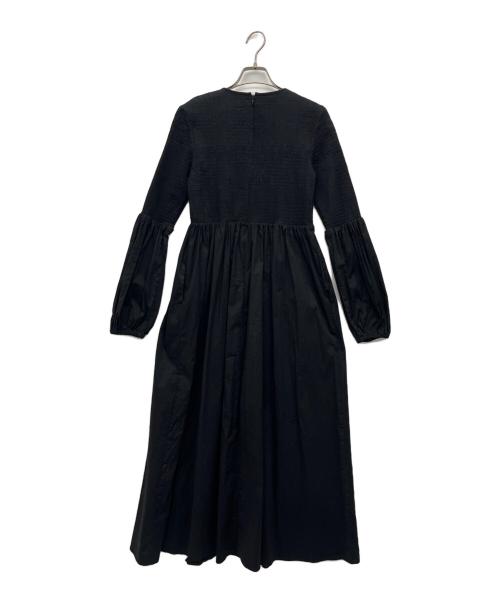 STYLE MIXER（スタイルミキサー）STYLE MIXER (スタイルミキサー) シャーリング ギャザー ワンピース ブラック サイズ:Mの古着・服飾アイテム
