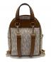MICHAEL KORS (マイケルコース) リュック ホワイト×ブラウン：7000円