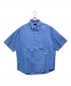 green label relaxing×THOMAS MASONグリーンレーベルリラクシング×トーマスメイソン）の古着「半袖シャツ」｜ブルー
