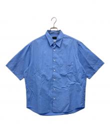 green label relaxing×THOMAS MASON（グリーンレーベルリラクシング×トーマスメイソン）の古着「半袖シャツ」｜ブルー