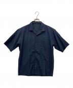 green label relaxingグリーンレーベルリラクシング）の古着「半袖シャツ」｜ネイビー
