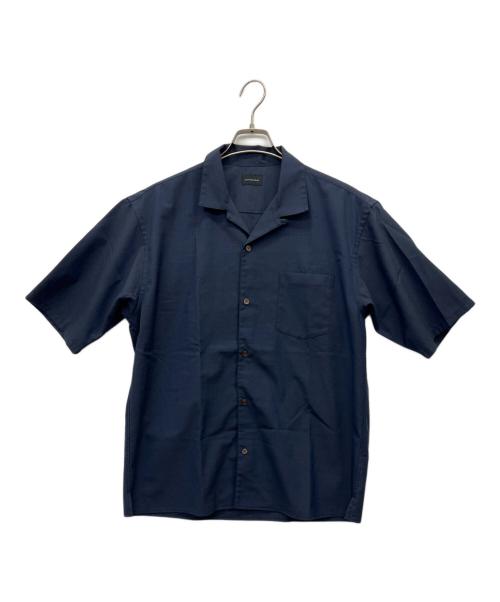 green label relaxing（グリーンレーベルリラクシング）green label relaxing (グリーンレーベルリラクシング) 半袖シャツ ネイビー サイズ:Lの古着・服飾アイテム