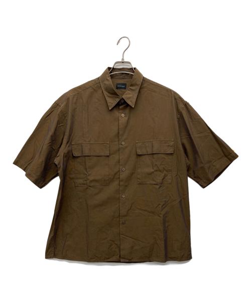 green label relaxing（グリーンレーベルリラクシング）green label relaxing (グリーンレーベルリラクシング) 半袖シャツ ブラウン サイズ:Lの古着・服飾アイテム