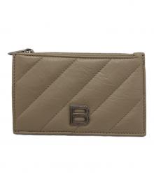 BALENCIAGA（バレンシアガ）の古着「CRUSH LONG COIN & CARD HOLDER QUILTED」｜ベージュ