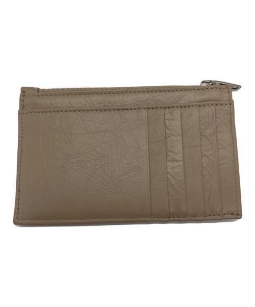 BALENCIAGA（バレンシアガ）BALENCIAGA (バレンシアガ) CRUSH LONG COIN & CARD HOLDER QUILTED ベージュの古着・服飾アイテム