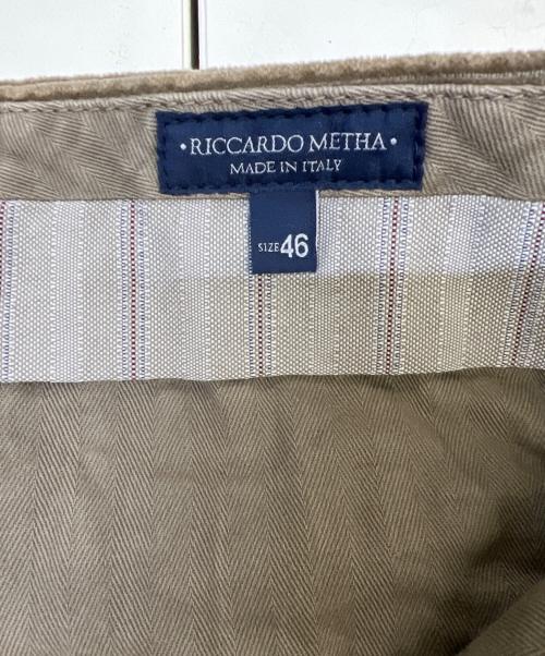 riccardo metha（リカルドメッサ）riccardo metha (リカルドメッサ) コーデュロイパンツ カーキ サイズ:46の古着・服飾アイテム