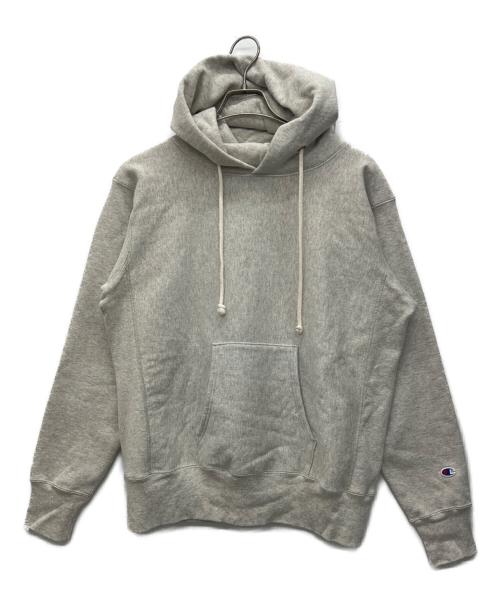 Champion REVERSE WEAVE（チャンピオン リバース ウィーブ）Champion REVERSE WEAVE (チャンピオン リバース ウィーブ) プルオーバーパーカー グレー サイズ:XLの古着・服飾アイテム