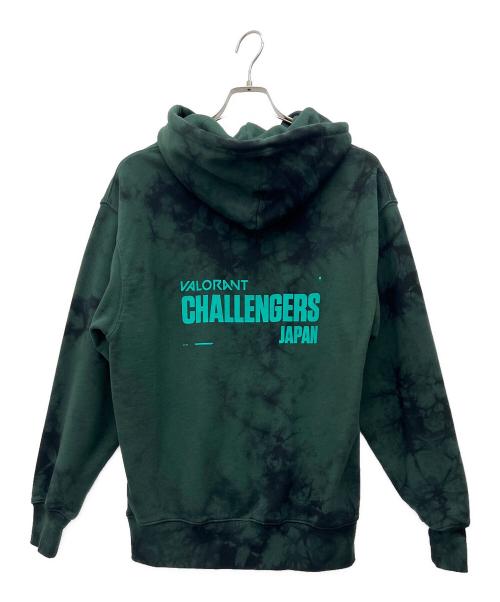 united athle（ユナイテッドアスレ）united athle (ユナイテッドアスレ) VALORANT Challengers Japan パーカー グリーン サイズ:XLの古着・服飾アイテム