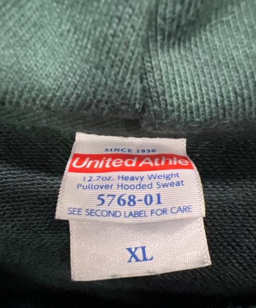 united athle（ユナイテッドアスレ）united athle (ユナイテッドアスレ) VALORANT Challengers Japan パーカー グリーン サイズ:XLの古着・服飾アイテム