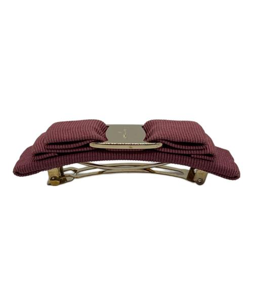 Salvatore Ferragamo（サルヴァトーレ フェラガモ）Salvatore Ferragamo (サルヴァトーレ フェラガモ) バレッタ レッドの古着・服飾アイテム