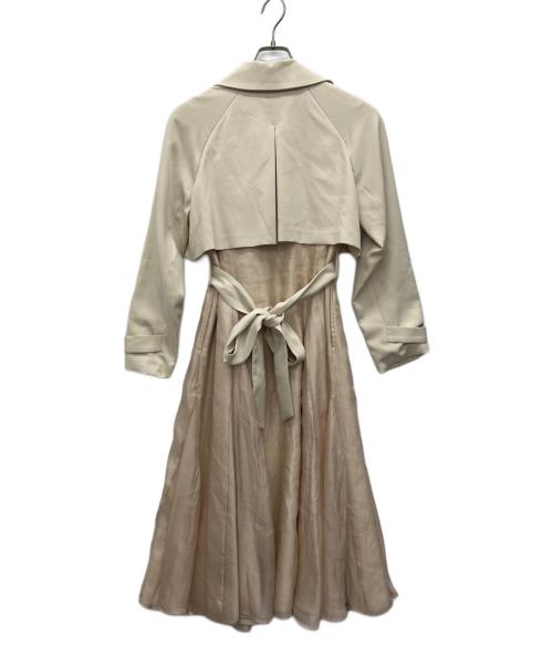 Noela（ノエラ）Noela (ノエラ) シャイニーボリュームトレンチコート ピンク サイズ:Mの古着・服飾アイテム