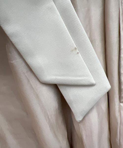 Noela（ノエラ）Noela (ノエラ) シャイニーボリュームトレンチコート ピンク サイズ:Mの古着・服飾アイテム